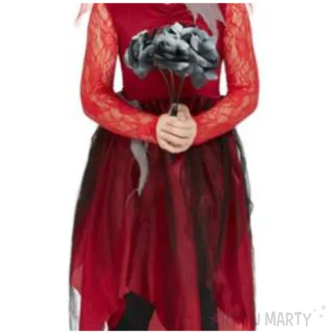 stroj dla dzieci upiorna panna mloda czerwony smiffys rozm m