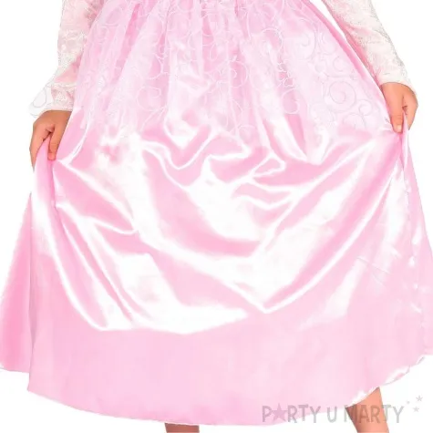 stroj dla dzieci urocza ksiezniczka rozowy jasny godan 110 120 cm