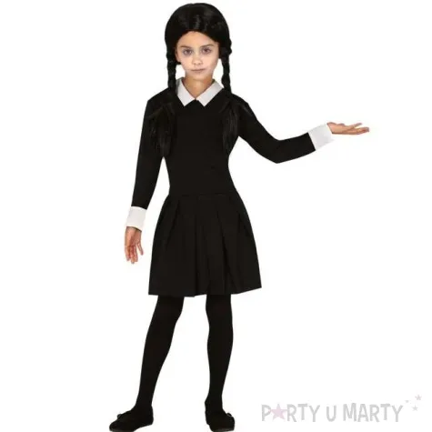 stroj dla dzieci wednesday adamms czarny guirca 10 12 lat