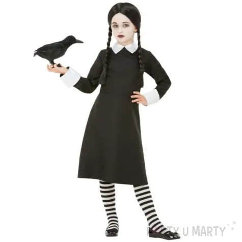 stroj dla dzieci wednesday adamms czarny smiffys rozm 130 140 cm