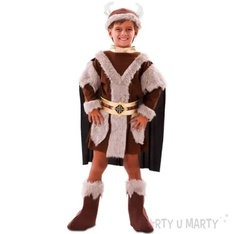 stroj dla dzieci wiking w futrze fyasa 110 120 cm