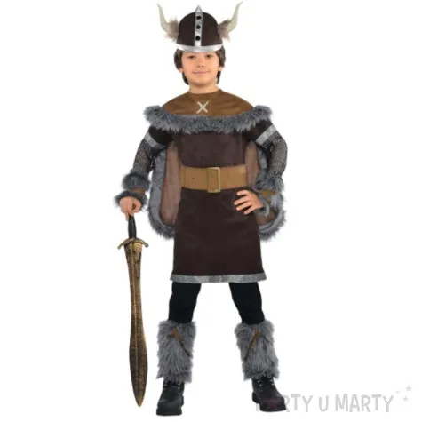 stroj dla dzieci wiking wojownik amscan rozm 116 128 cm