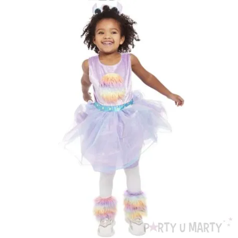 stroj dla dzieci wlochaty potworek fioletowy smiffys rozm 86 98 cm