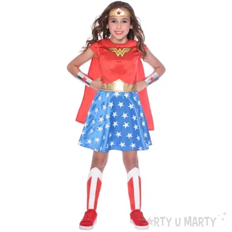 stroj dla dzieci wonder woman classic dc amscan rozm 116 128