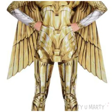 stroj dla dzieci wonder woman zloty amscan 128 140 cm