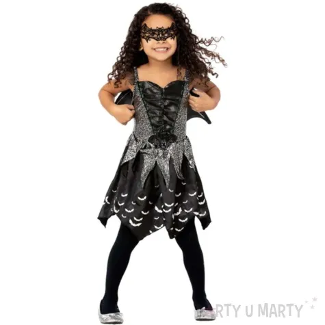 stroj dla dzieci wrozka nietoperz czarny smiffys rozm 146 158 cm