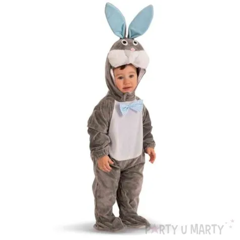 stroj dla dzieci zajaczek z kapturem carnival toys 6 12 miesiecy