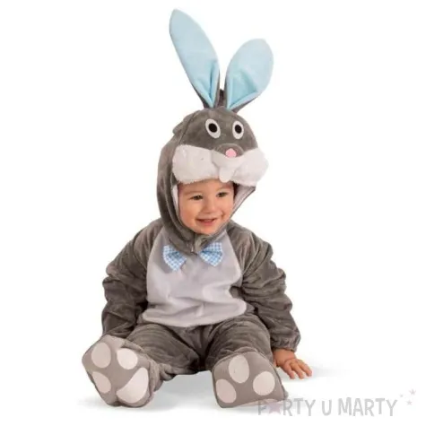 stroj dla dzieci zajaczek z kapturem carnival toys 6 12 miesiecy