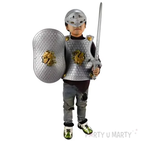 stroj dla dzieci zbroja rycerza fyasa rozm 110 140 cm