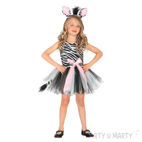 stroj dla dzieci zebra tutu widmann 110 116 cm