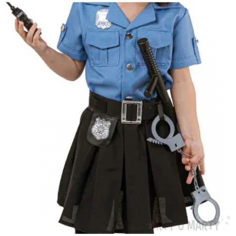 stroj dla dzieci zestaw policjantki zestaw mundur i akcesoria godan rozm 92 104