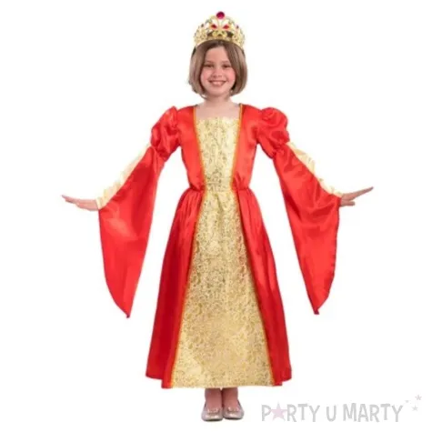 stroj dla dzieci zlota ksiezniczka carnival toys 116 128 cm