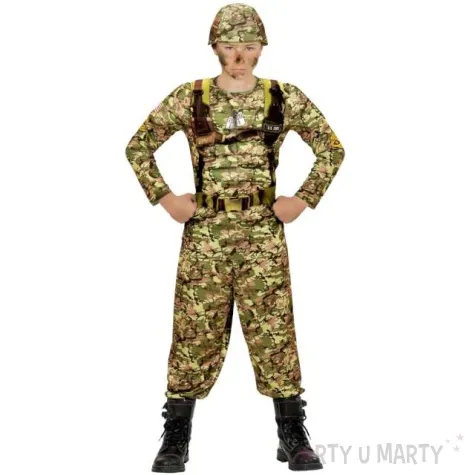 stroj dla dzieci zolnierz mundur widmann 146 158 cm