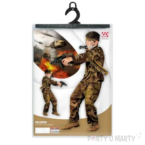 stroj dla dzieci zolnierz sily specjalne widmann 110 122 cm