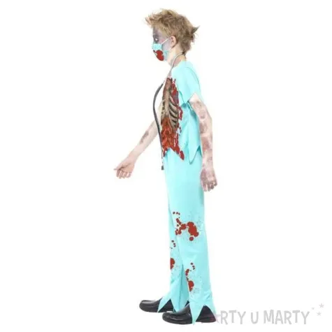 stroj dla dzieci zombie chirurg smiffys rozm 146 158 cm