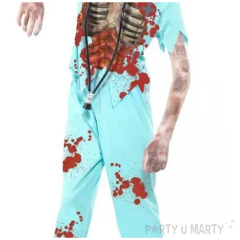 stroj dla dzieci zombie chirurg smiffys rozm 152 168 cm