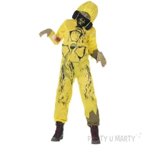 stroj dla dzieci zombie radioaktywny zolty smiffys rozm 146 158 cm