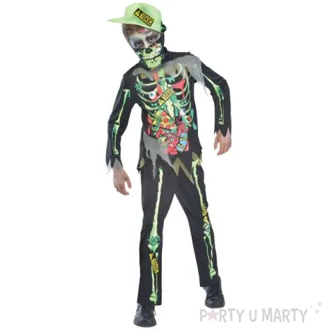 stroj dla dzieci zombie toxic amscan rozm 8 10 lat