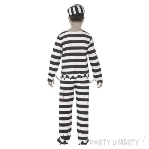 stroj dla dzieci zombie wiezien smiffys rozm 116 128 cm