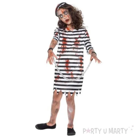 stroj dla dzieci zombie wiezniarka smiffys 130 140 cm