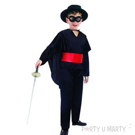 stroj dla dzieci zorro godan rozm 130 140 cm