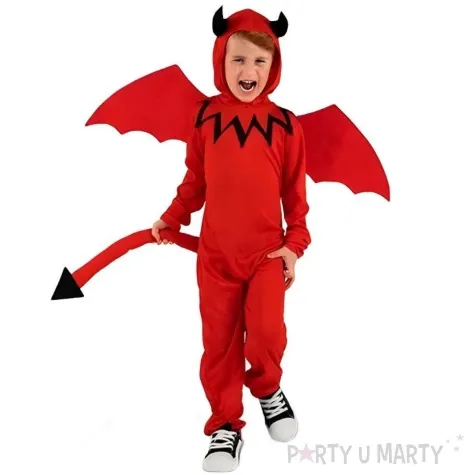 stroj dla dziecka diabel ze skrzydlami partydeco 116 128