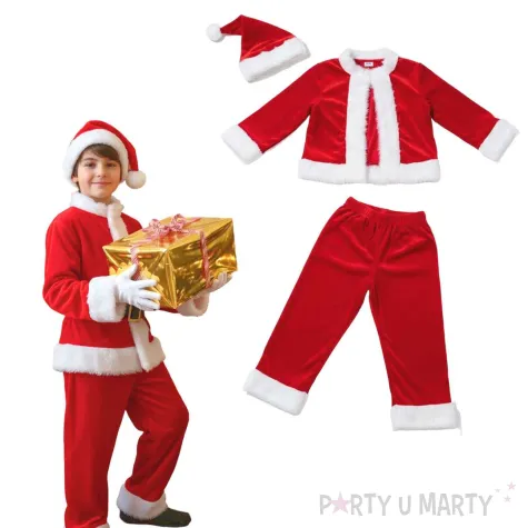 stroj dla dziecka na boze narodzenie mikolajki swieta swiety mikolaj rozm 122 134