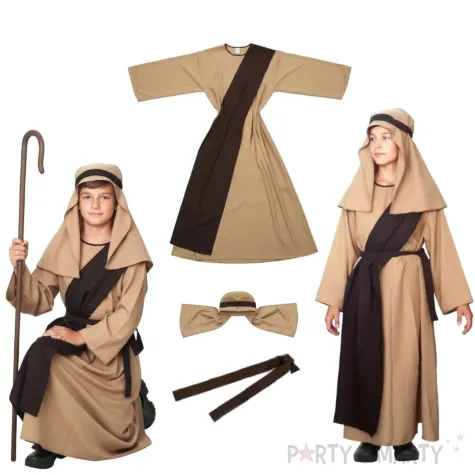 stroj dla dziecka na jaselka bal swietych jozef szata pasek nakrycie glowy 146 152