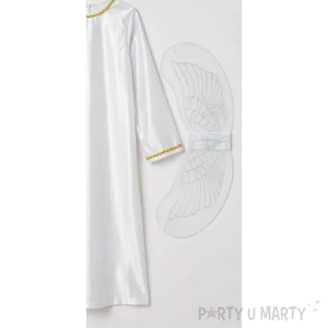 stroj dla dziecka na jaselka karnawal swieta aniol sukienka i skrzydla przedstawienie 125 135