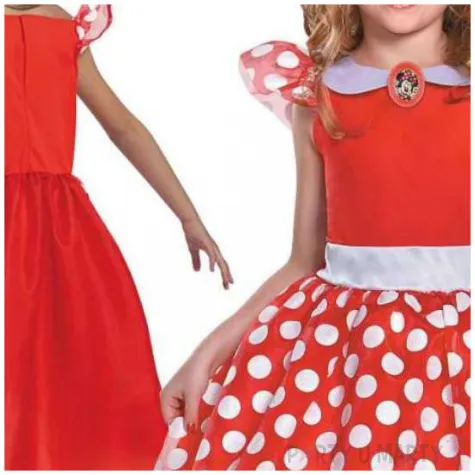 stroj dla dziecka na karnawal myszka minnie licenjconowana sukienka rozm 86 92