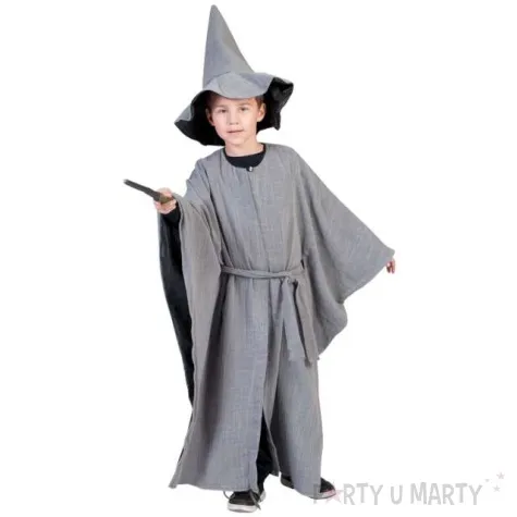 stroj dla dziecka szary czarodziej funny fashion rozm 164
