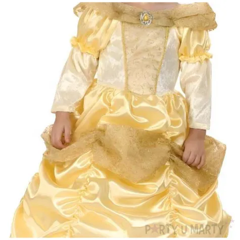 stroj dzieciecy bella sukienka ksiezniczki dla dziewczynki na karnawal i urodziny rozm 92 104
