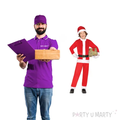 stroj dzieciecy na boze narodzenie mikolajki swiety mikolaj gwiazdor wigilia 146 152