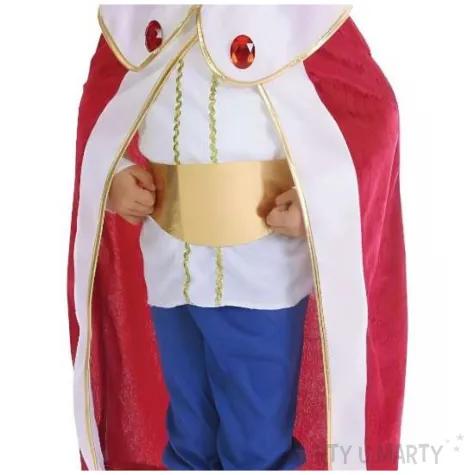 stroj dzieciecy na karnawal i jaselka krol kacper zestaw bluzka peleryna spodnie pasek rozm