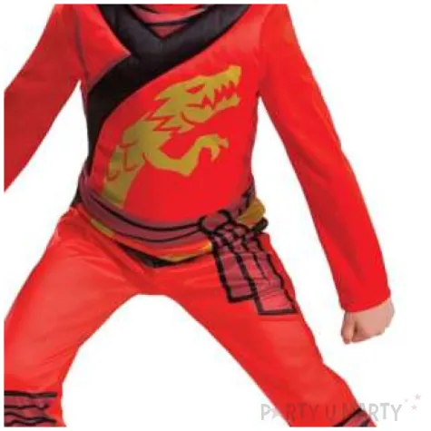 stroj dzieciecy na karnawal kostium ninja kai lego ninjago zestaw rozm 104 116