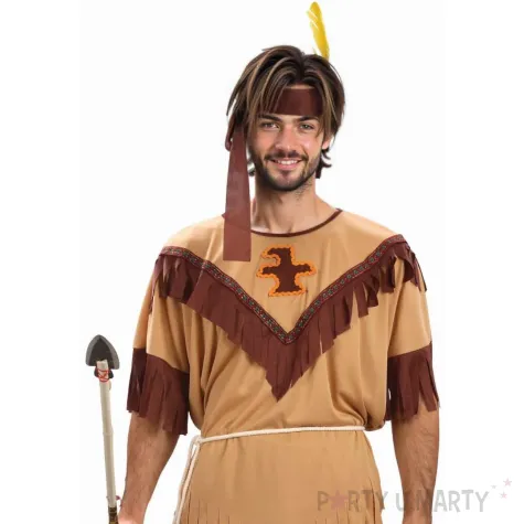 stroj meski na karnawal indianin dziki zachod rozm xl