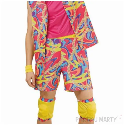 stroj meski na karnawal retro rolkarz lata 80 zestaw rozm m