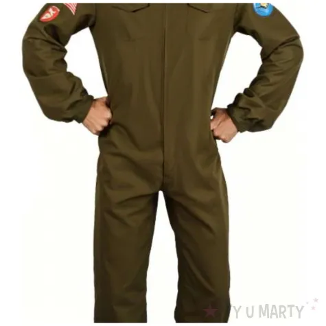 stroj meski na karnawal zolnierz mundur amerykanskiego pilota rekonstrukcja rozm m