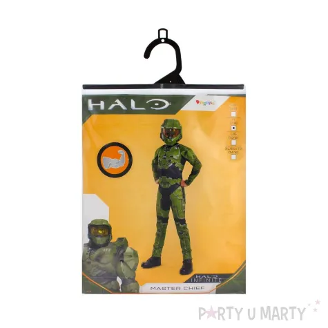 stroj na karnawal kostium dzieciecy halo infinite master chief larp cosplay 120 130