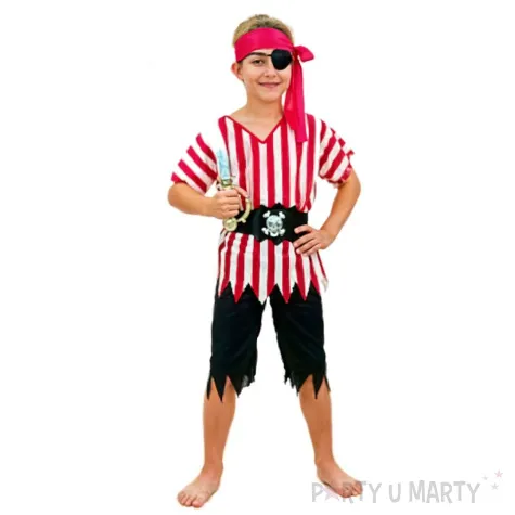 stroj pirat z pasem godan roz 130 140 cm