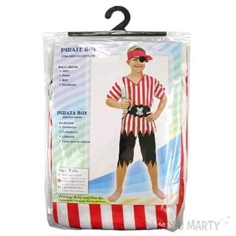 stroj pirat z pasem roz 130 140