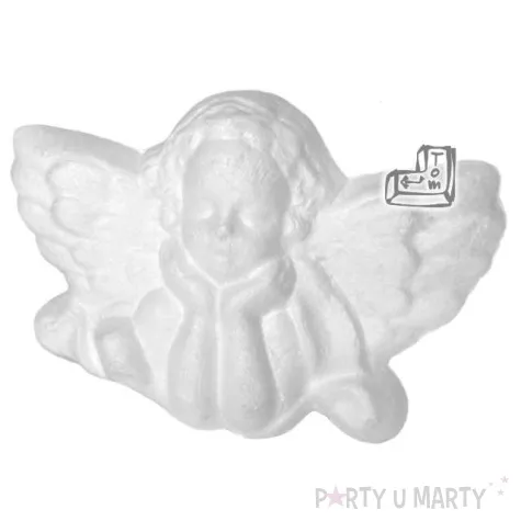 styropian aniolek barok 110 mm t unisan 5 szt