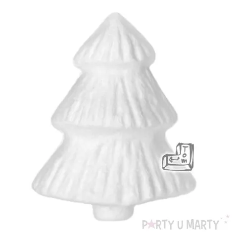 styropian choinka plaska 70 mm t unisan 5 szt