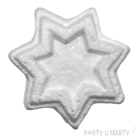 styropian gwiazdka deco 65 mm t unisan 5 szt