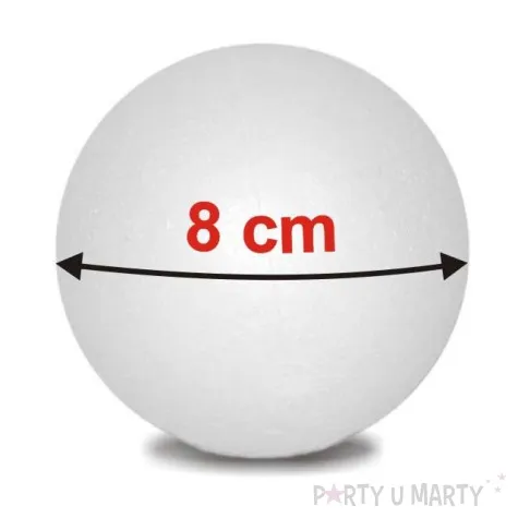 styropian kula 80 mm m unisan 10 szt