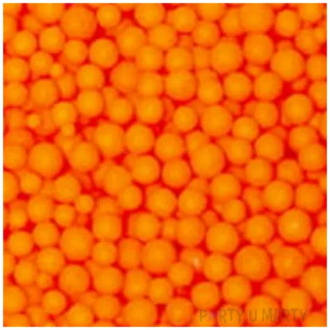 styropian kuleczki 4 mm pomaranczowe aliga 10 g
