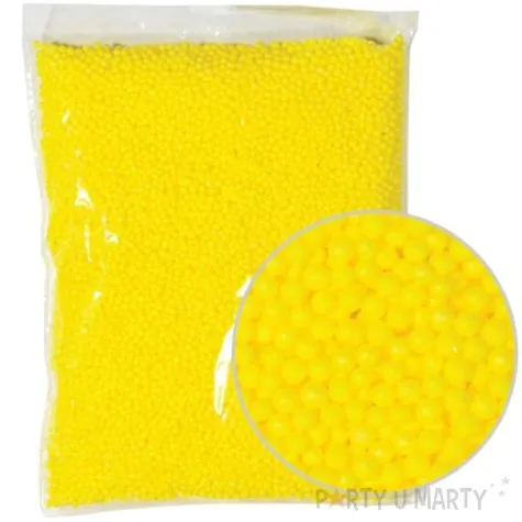 styropian kuleczki 4 mm zolte aliga 10 g