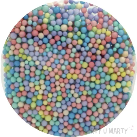 styropian kuleczki 8 mm mix pastel aliga 10 g