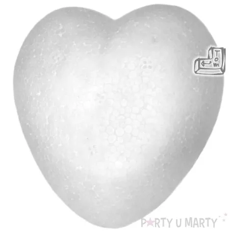 styropian serce 58 mm m unisan 3 szt