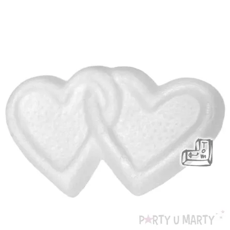 styropian serce podwojne t unisan 5 szt